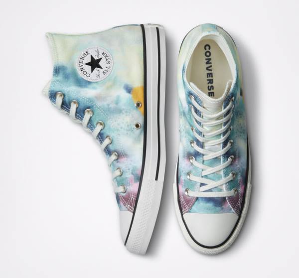 Converse Chuck Taylor All Star Tie-Dye Visoke Superge Večbarvni / Črna | CV-215FCK