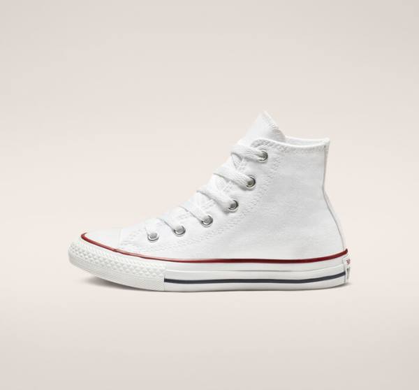 Converse Chuck Taylor All Star Visoke Superge Bela | CV-587XTC