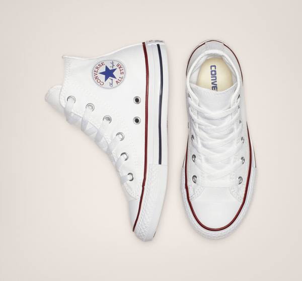 Converse Chuck Taylor All Star Visoke Superge Bela | CV-587XTC