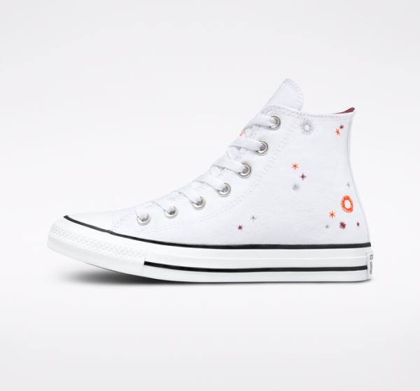 Converse Chuck Taylor All Star You Are On The Right Path Visoke Superge Bela | CV-591TOA