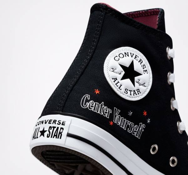 Converse Chuck Taylor All Star You Are On The Right Path Visoke Superge Črna / Bela | CV-719UHF