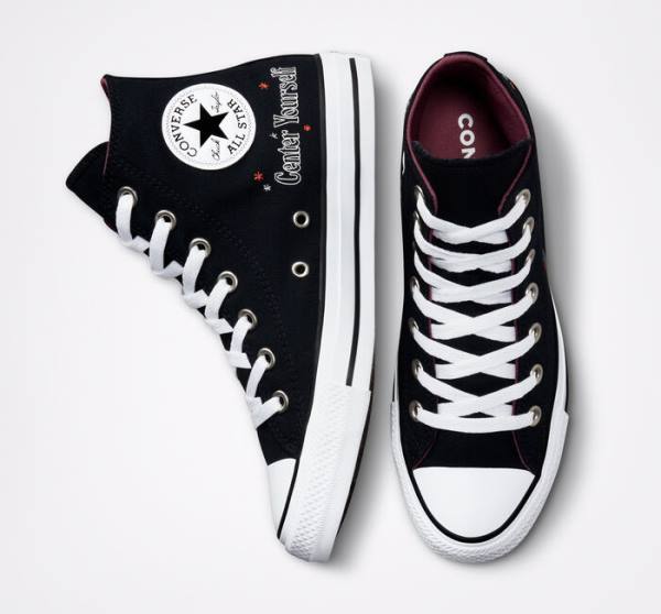 Converse Chuck Taylor All Star You Are On The Right Path Visoke Superge Črna / Bela | CV-719UHF