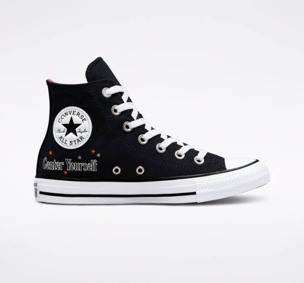 Converse Chuck Taylor All Star You Are On The Right Path Visoke Superge Črna / Bela | CV-719UHF