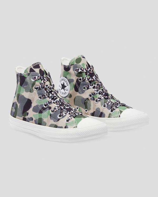 Converse Chuck Taylor Archive Print Visoke Superge Maskirni Vzorec | CV-692DMQ