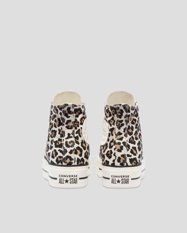 Converse Chuck Taylor Lift Leopard Print Platform Visoke Superge Leopárd | CV-432GXV