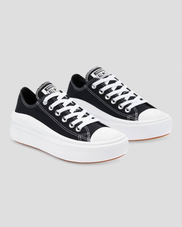 Converse Chuck Taylor Move Platform Nizke Superge Črna | CV-358WPV