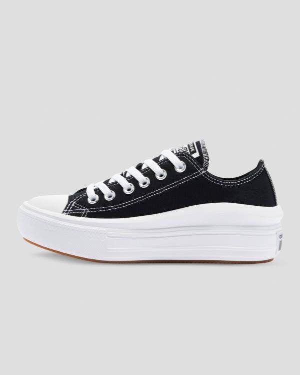 Converse Chuck Taylor Move Platform Nizke Superge Črna | CV-358WPV