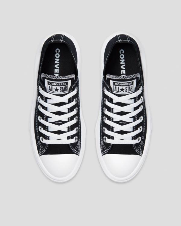 Converse Chuck Taylor Move Platform Nizke Superge Črna | CV-358WPV