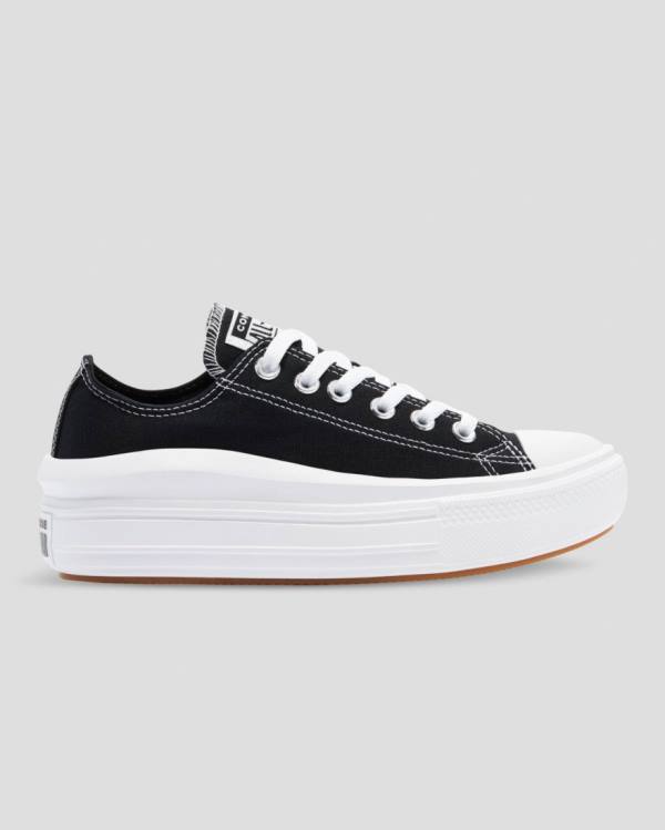 Converse Chuck Taylor Move Platform Nizke Superge Črna | CV-358WPV