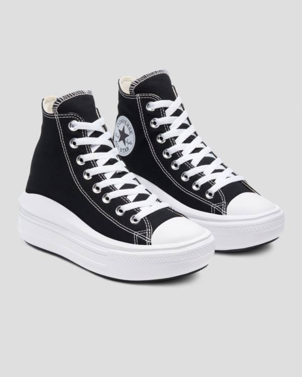 Converse Chuck Taylor Move Platform Visoke Superge Črna | CV-821SFL