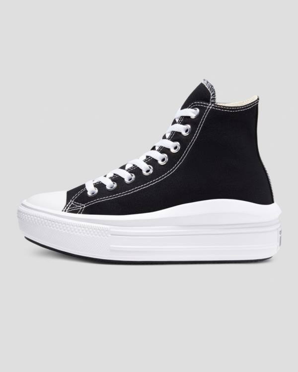 Converse Chuck Taylor Move Platform Visoke Superge Črna | CV-821SFL