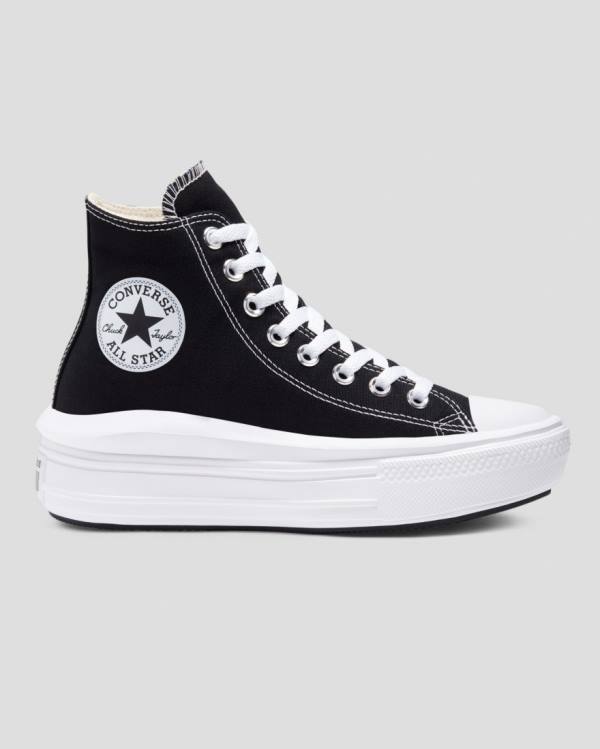 Converse Chuck Taylor Move Platform Visoke Superge Črna | CV-821SFL