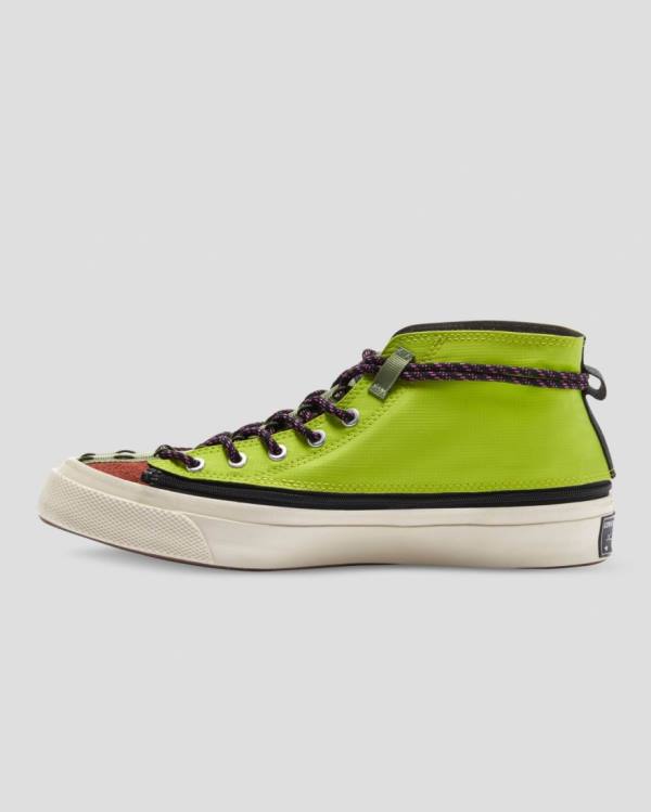 Converse Deck Star Zip Pale Putty Visoke Superge Zelena | CV-601IJX