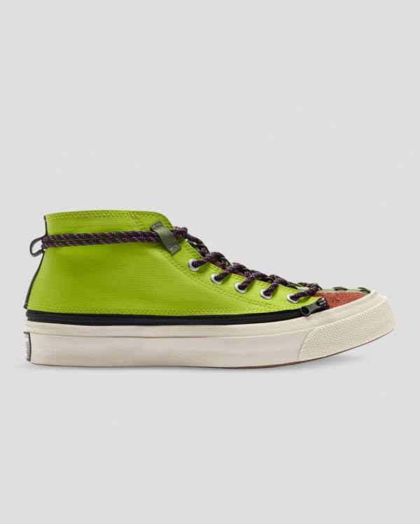 Converse Deck Star Zip Pale Putty Visoke Superge Zelena | CV-601IJX