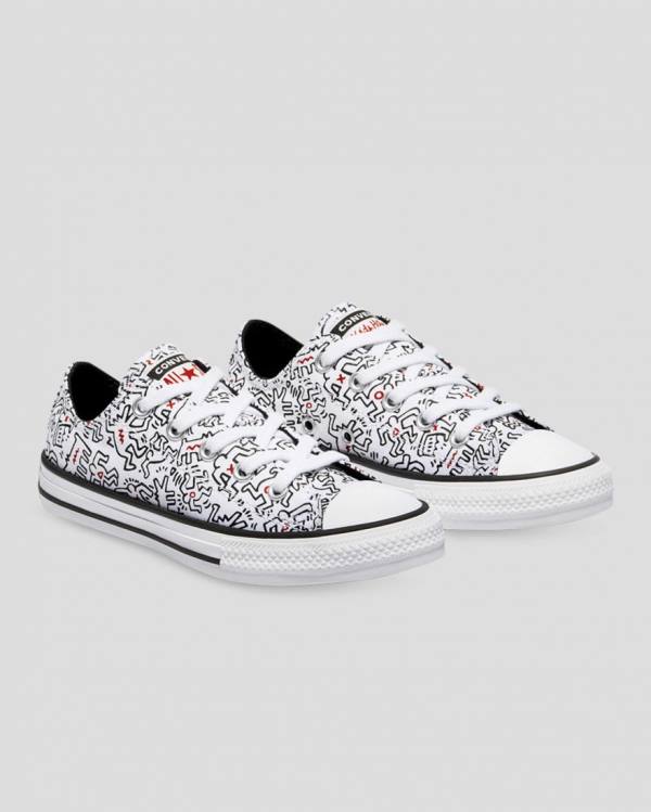 Converse Keith Haring Chuck Taylor All Star Nizke Superge Bela | CV-625QSJ