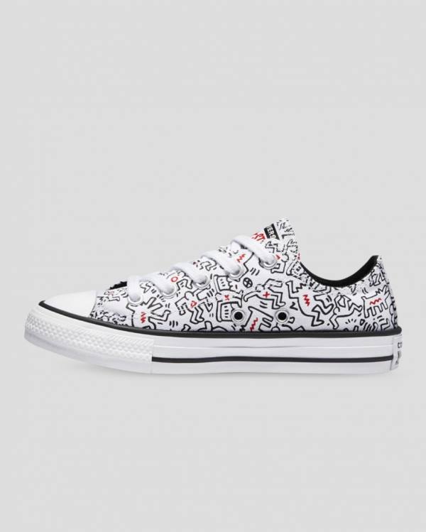 Converse Keith Haring Chuck Taylor All Star Nizke Superge Bela | CV-625QSJ