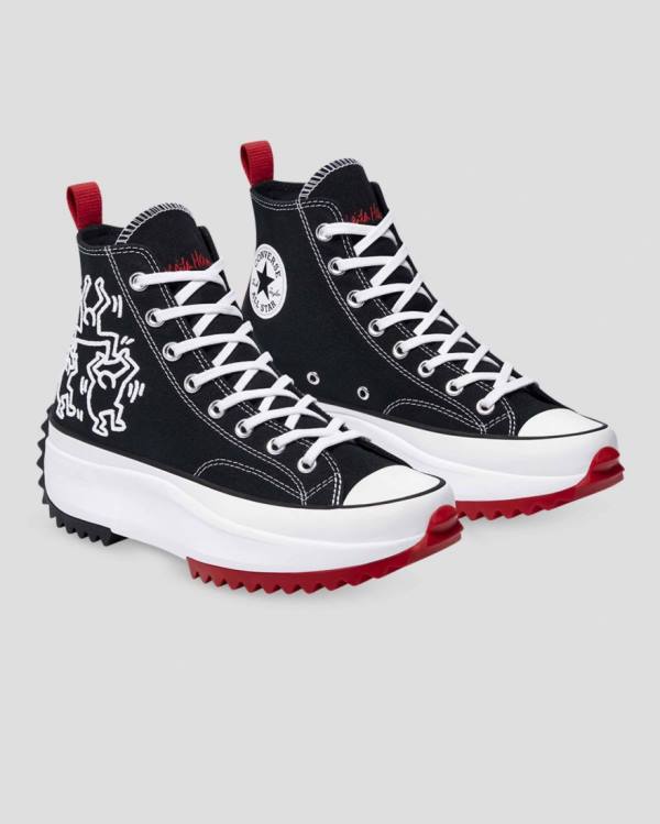 Converse Keith Haring Run Star Hike Visoke Superge Črna | CV-984TLU