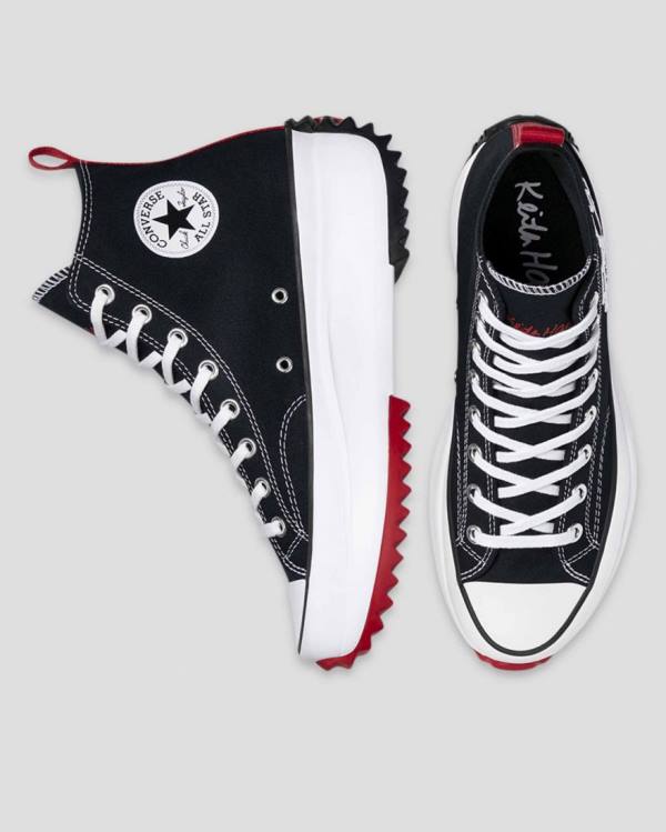 Converse Keith Haring Run Star Hike Visoke Superge Črna | CV-984TLU