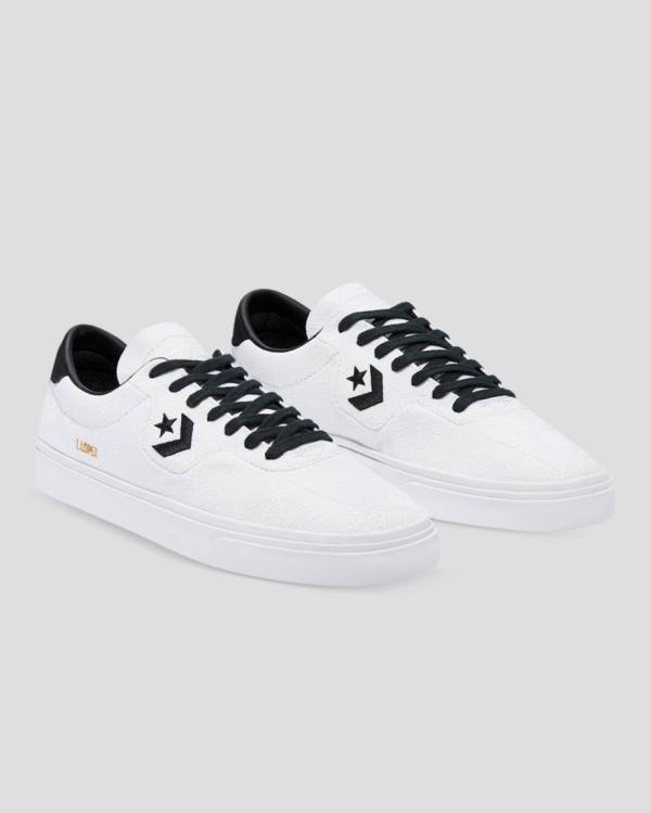 Converse Louie Lopez Pro Roll Up Nizke Superge Bela | CV-149QFA