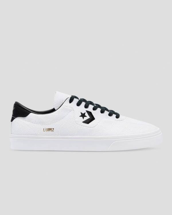 Converse Louie Lopez Pro Roll Up Nizke Superge Bela | CV-149QFA