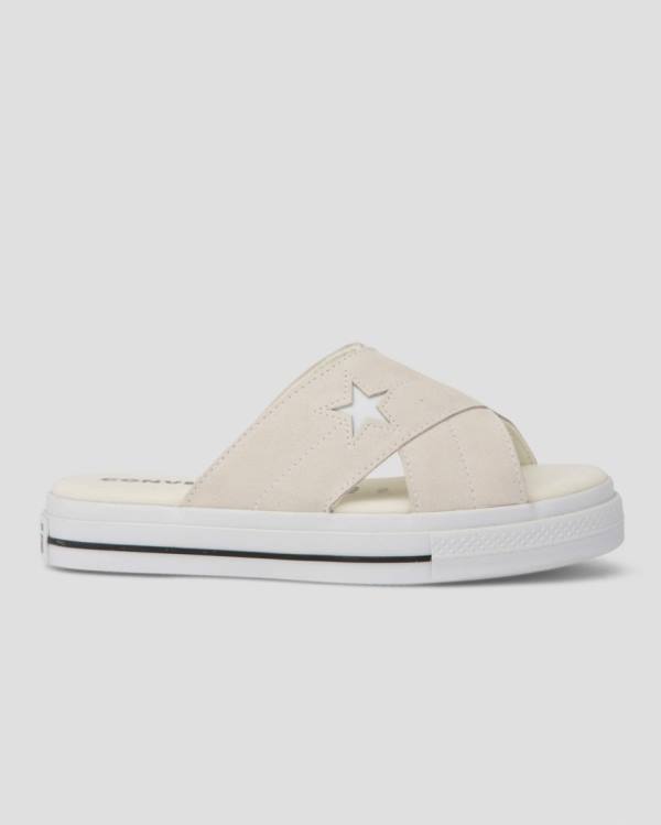 Converse One Star Suede Sandali Bež | CV-782QZR