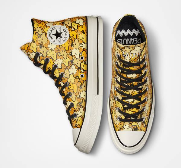 Converse Peanuts Chuck 70 Visoke Superge Rumena / Zlato | CV-537REK