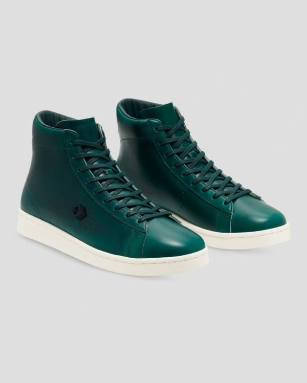 Converse Pro Usnje Horween Visoke Superge Zelena | CV-206UQX