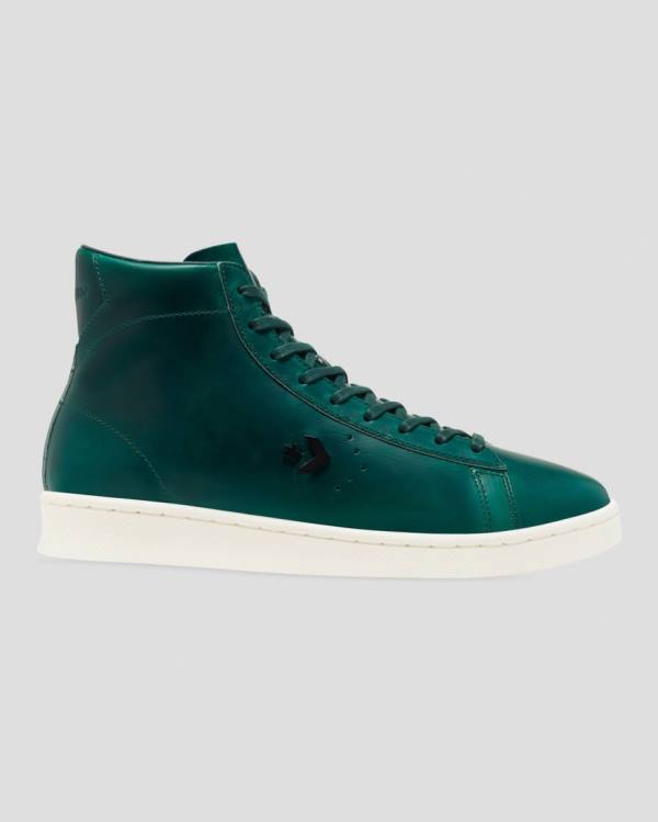 Converse Pro Usnje Horween Visoke Superge Zelena | CV-206UQX