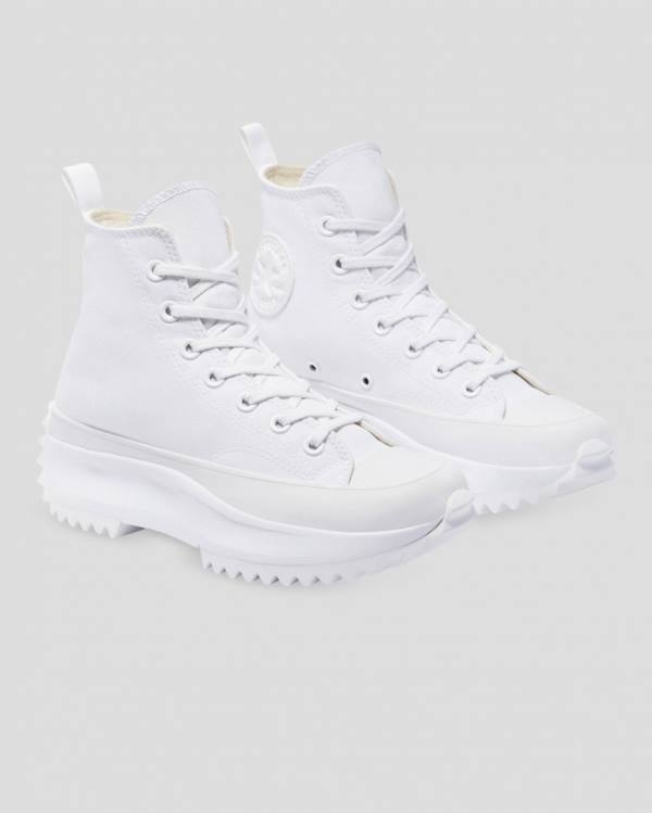 Converse Run Star Hike All White Visoke Superge Bela | CV-875RWM