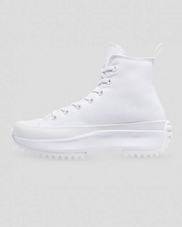 Converse Run Star Hike All White Visoke Superge Bela | CV-875RWM