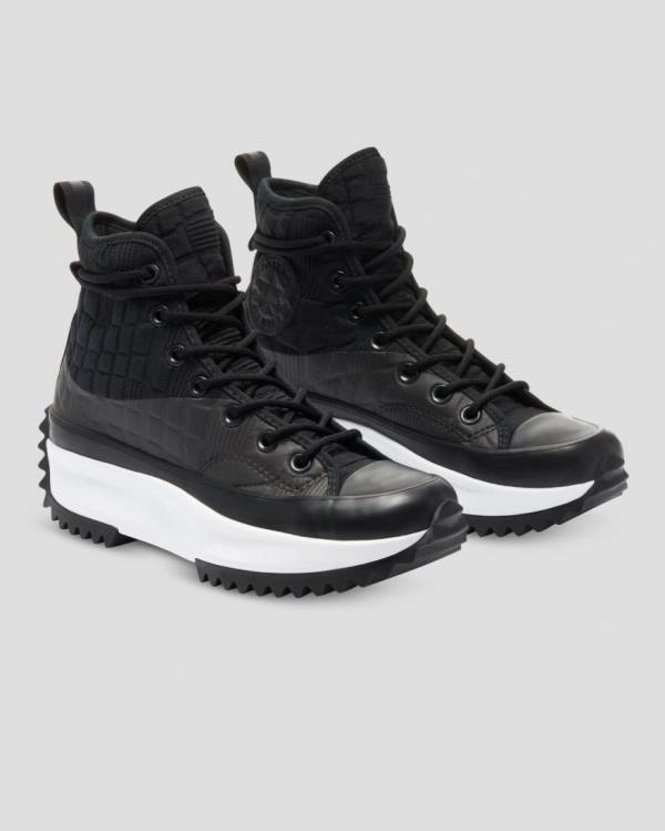 Converse Run Star Hike Platform Digitalni Explorer Visoke Superge Črna | CV-843YRP