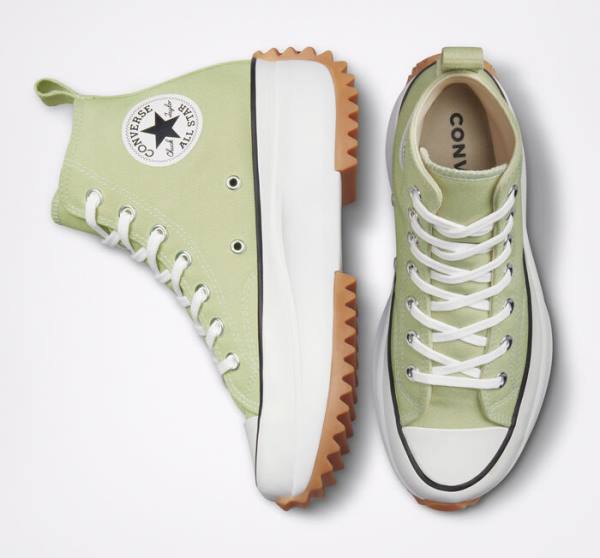 Converse Run Star Hike Platform Seasonal Color Visoke Superge Olivno Zelene | CV-589KRV