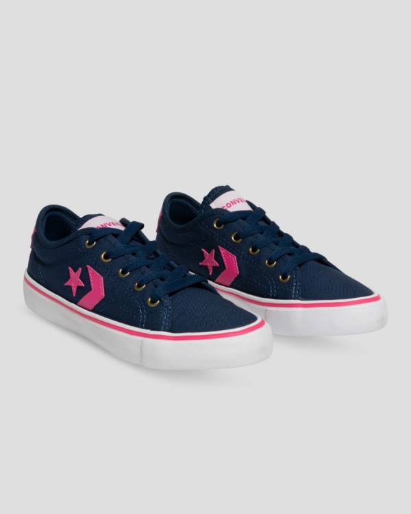 Converse Star Replay Nizke Superge Modra Roza | CV-643XPS