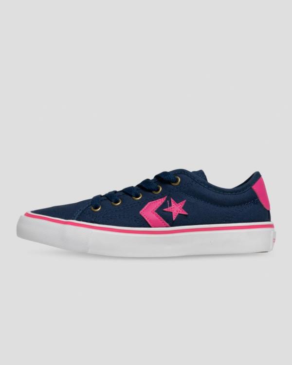 Converse Star Replay Nizke Superge Modra Roza | CV-643XPS