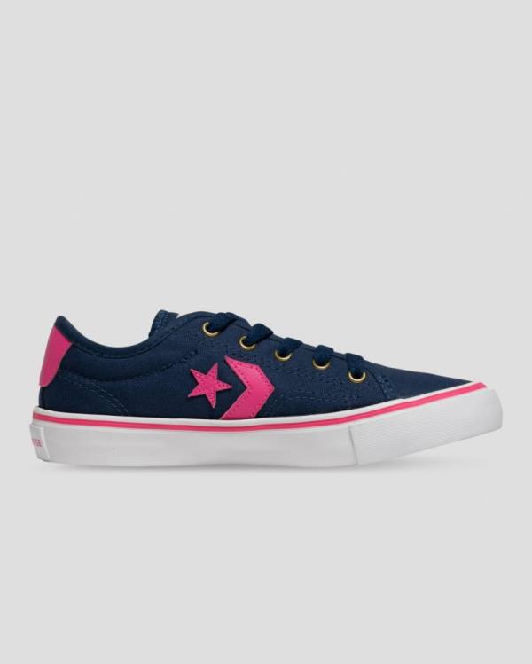 Converse Star Replay Nizke Superge Modra Roza | CV-643XPS