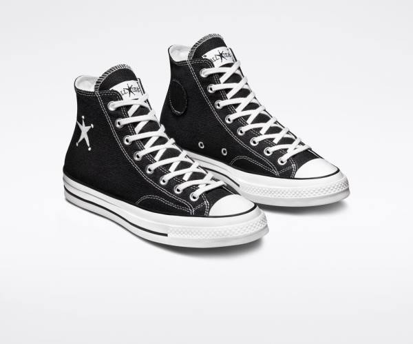 Converse Stussy Chuck 70 Visoke Superge Črna / Bela | CV-435ILT