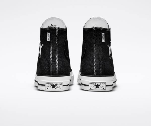 Converse Stussy Chuck 70 Visoke Superge Črna / Bela | CV-794TON