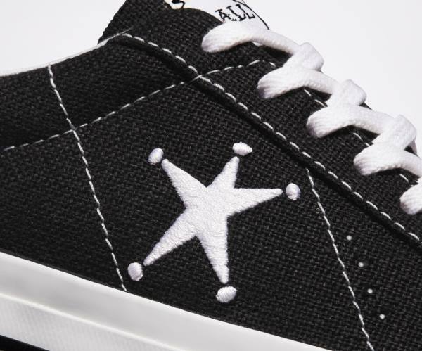 Converse Stussy One Star Nizke Superge Črna / Bela | CV-385RPL